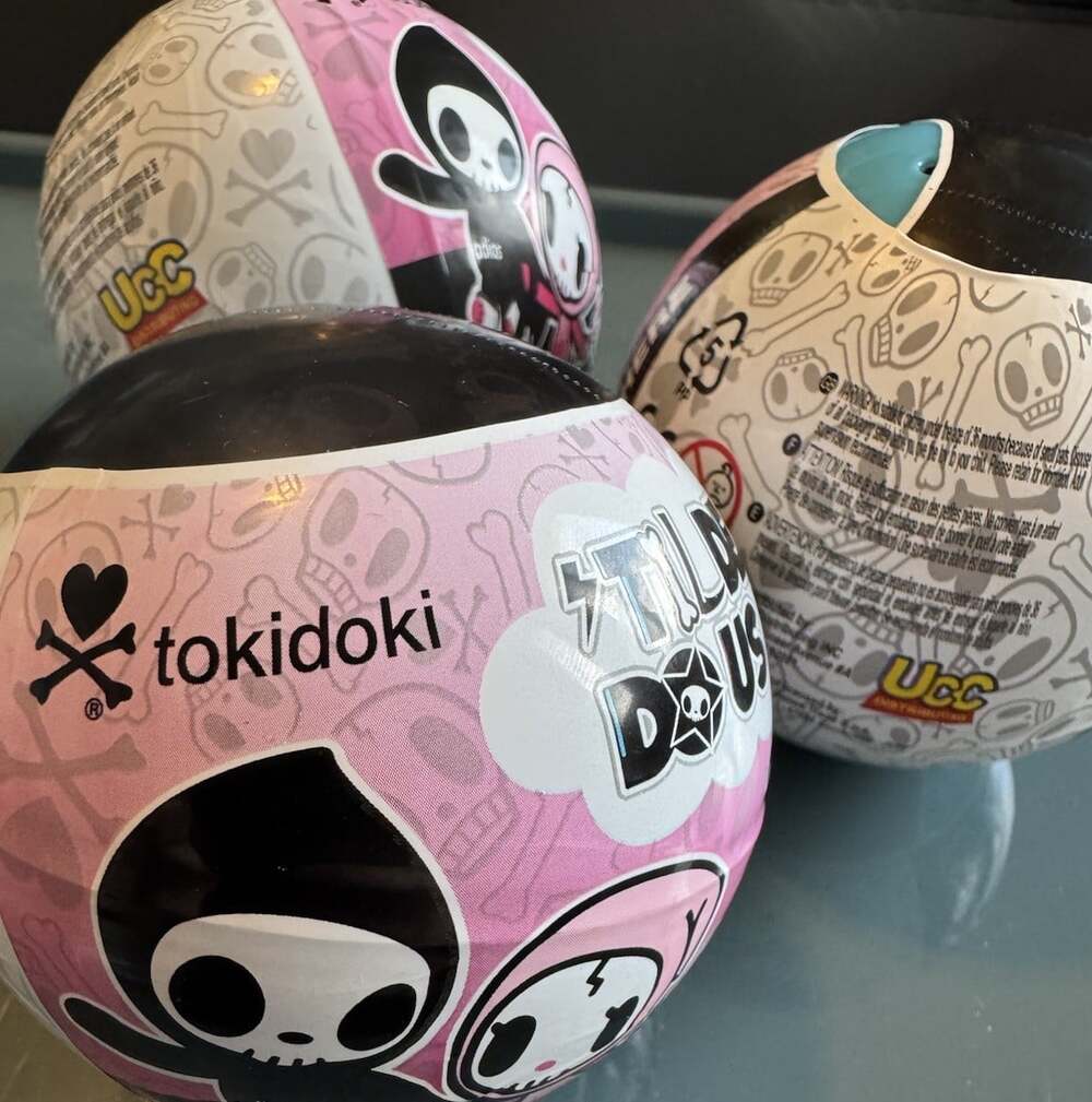 Lot of 3 Tokidoki Til Death Do Us Part Blind Ball Figures Official Sealed